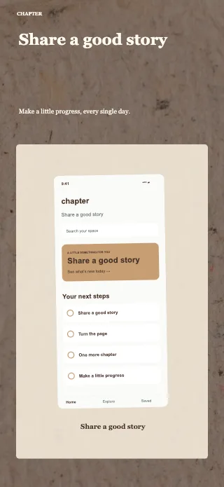 Chapter screenshot design: Museum mount