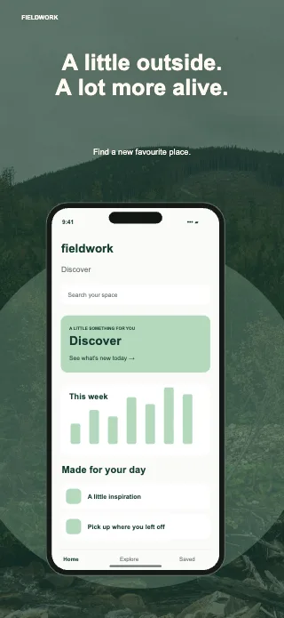 Fieldwork screenshot design: Spotlight
