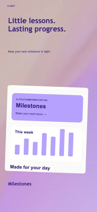 Fluent screenshot design: Wide detail