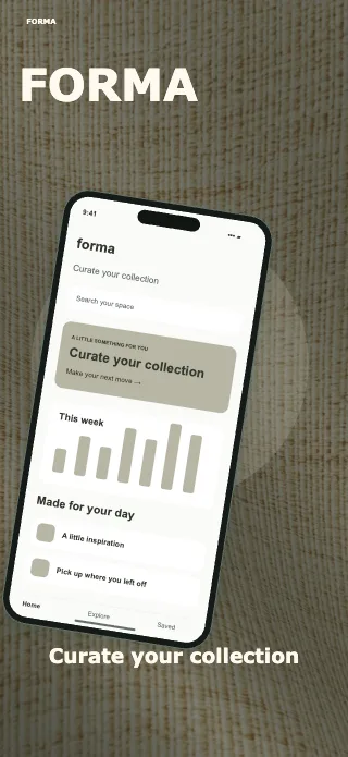 Forma screenshot design: Poster