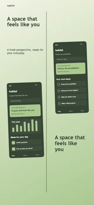 Habitat screenshot design: Architecture