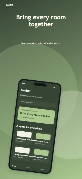 Habitat screenshot design: Orbital