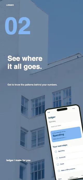 Ledger screenshot design: Statement