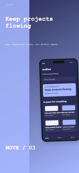 Outline screenshot design: Movement panel