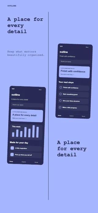Outline screenshot design: Architecture