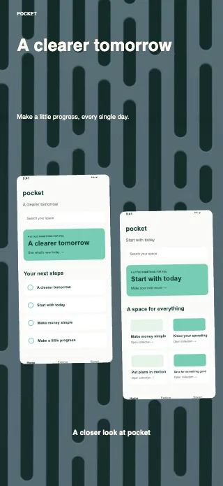 Pocket screenshot design: Gallery