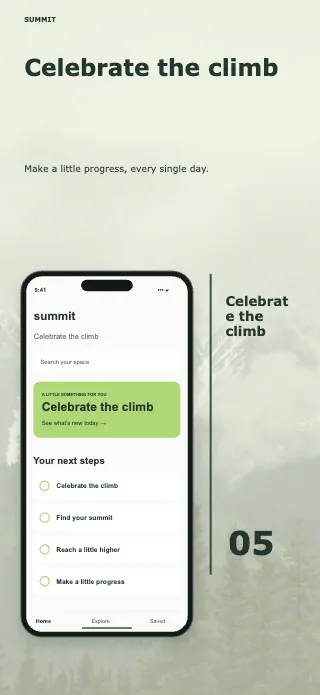 Summit screenshot design: Side notes