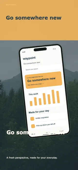 Waypoint screenshot design: Horizon
