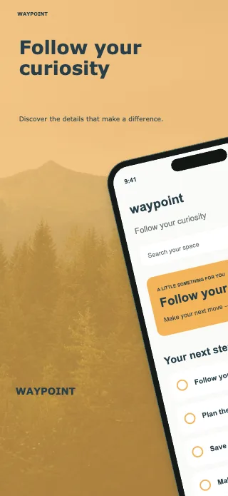 Waypoint screenshot design: Corner crop